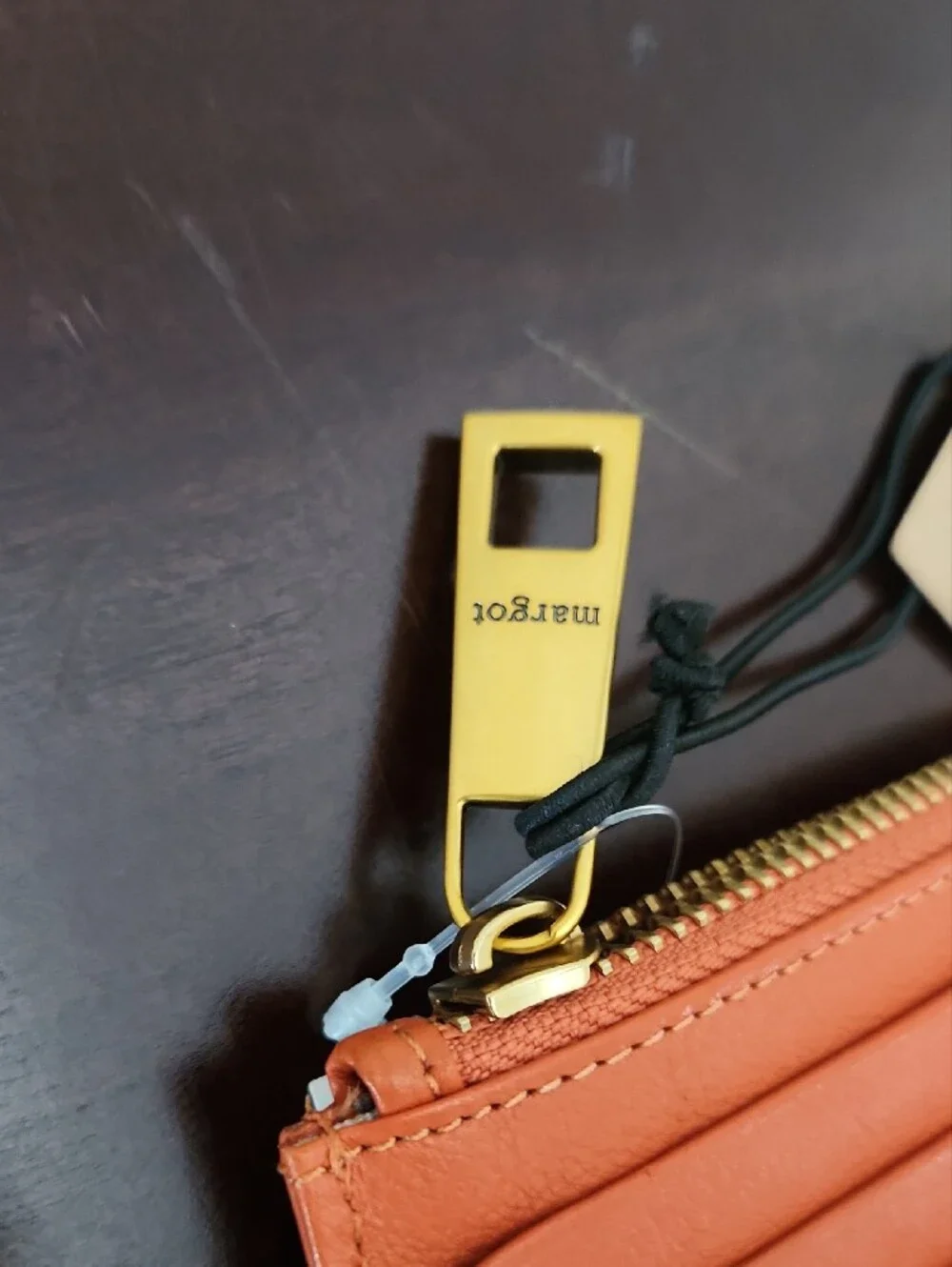 N/A orange leather
